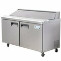 Avantco APT-60-HC 60in 2 Door Refrigerated Sandwich Prep Table 178APT60HC